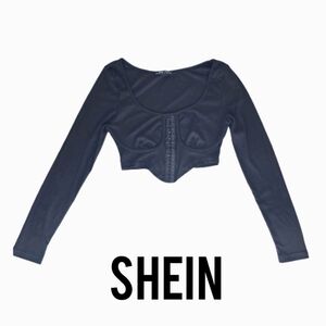 🍂FALLOUT SALE🍁 SHEIN Black Bustier Blouse !PRICE DROP!